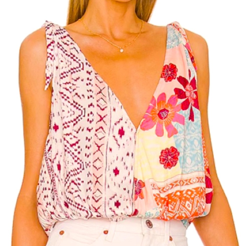 NWT FREE PEEOPLE Tied To You tank top size MEDIUM 🪴